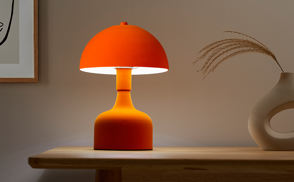 Mushroom Lamp Bedside Table Lamp (2)