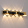 Black and Gold Bathroom Lighting Fixtures Over Mirror, Modern Vanity Lights Features 360 Rotatable Head, 3 Light Color Options Bathroom Vanity Light for Mirror, Bathroom 