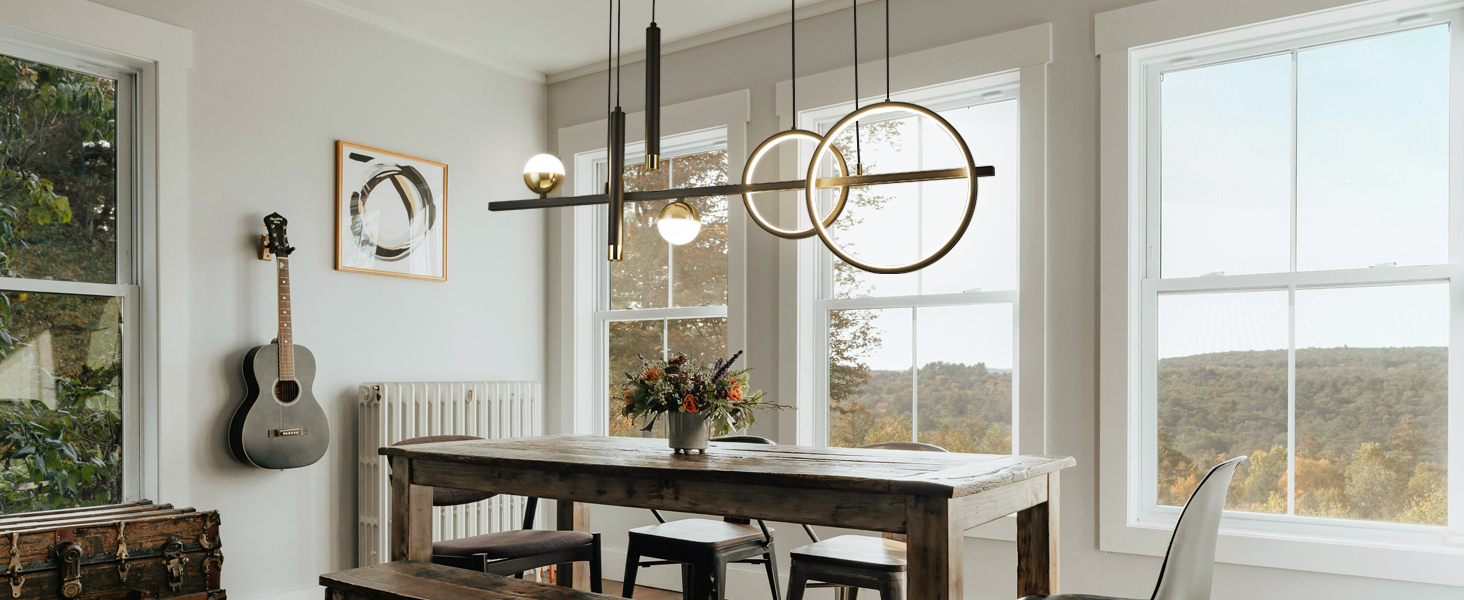 Modern Linear LED Chandelier (12)
