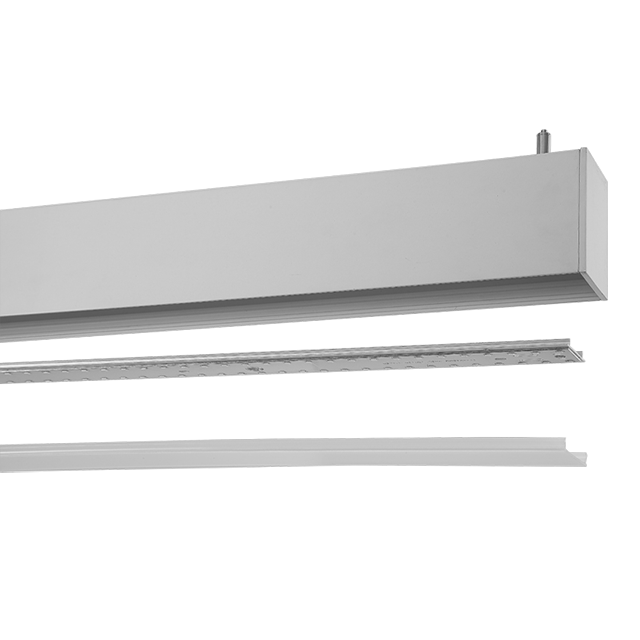 3000K 4000K optional LED linear chandelier 40W white gray black optional