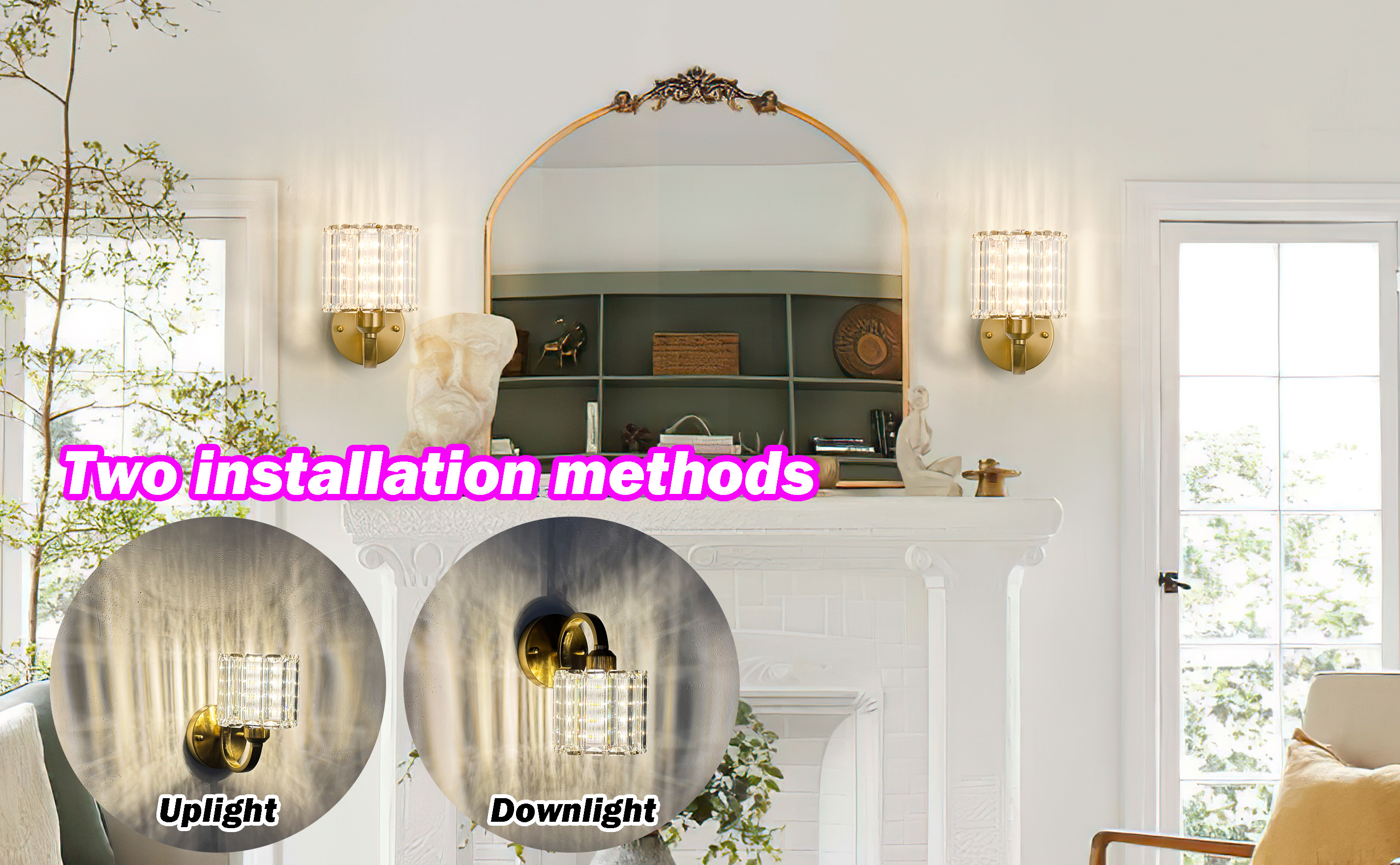 Wall Sconces Battery Operated Wall Lights (9)