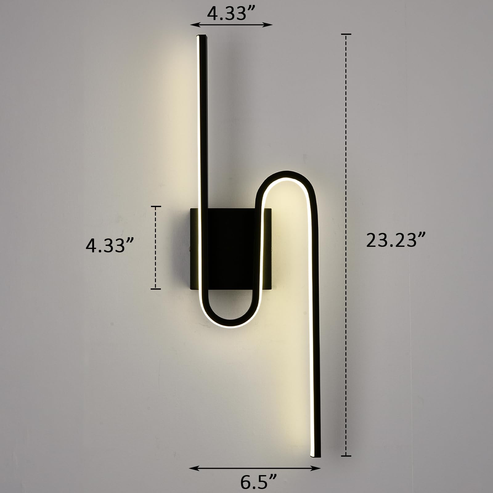 Modern Wall Sconce Light Led Sconces Wall Lighting Indoor Wall Light Sconces Cordless Bathroom Bedroom Wall Lights