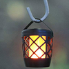 Solar Lights Outdoor Garden Pathway Solar Powered Yard Lights for Walkway Sidewalk USB chargeable Flame Light With Montion Sensor