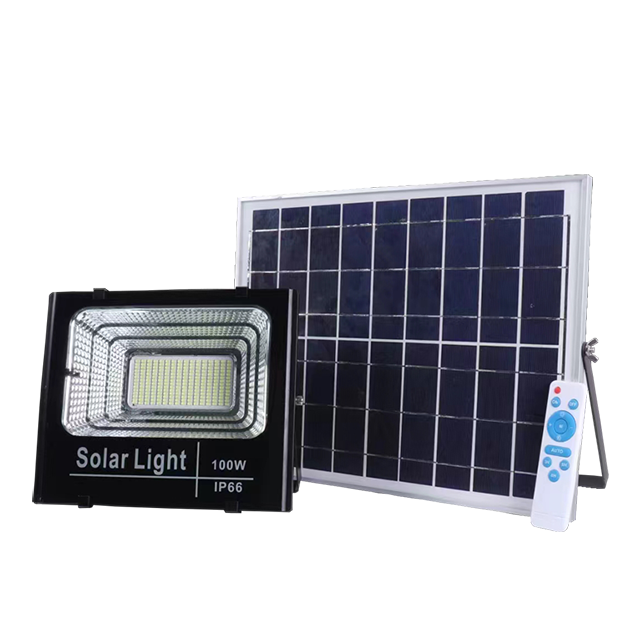 Various power can be selected Hot sale LED modern solar floodlight Charge 6h-8h can work 12h-18h IP66 waterproof and dustproof