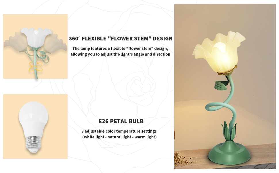 Cute Flower Desk Lamp (3)