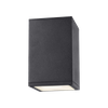 Made in China Oval black modern wall light H130mm Aluminium Outdoor lighting GU10 lamp head