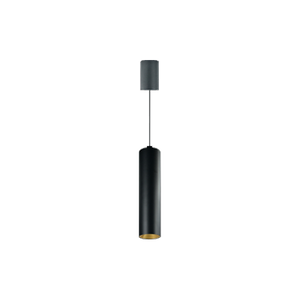 Wholesale 3000K LED suspended track light all black 10W body 48.5*420mm wire length 1.5m