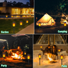 Solar Lights Outdoor, Solar Torch Light with Flickering Flame for Garden Decor, Solar Garden Lights, Waterproof Solar Powered Outdoor Lights, Flame Torches for Outside Patio Pathway Yard Decorations 