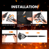 Solar Lights Outdoor Garden Decor Solar Torch Lights Solar Lights Outdoor Waterproof Flickering Flame LED Lights Outdoor Decor for Porch, Garden, Camp, Path, Yard, Patio, Balcony 