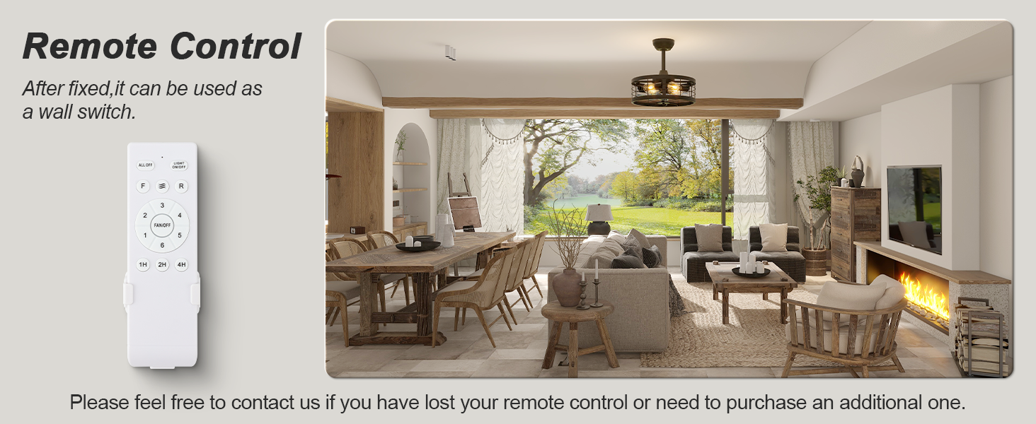 Caged Ceiling Fan with Light (6)