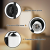 Wall Sconces Lights Lamp for Bedroom Bathroom, Modern Vanity Light Fixtures, Matte Black Farmhouse Wall Mount Lighting Lanterns with Glass Shade for Living Room Mirror Hallway Kitchen 