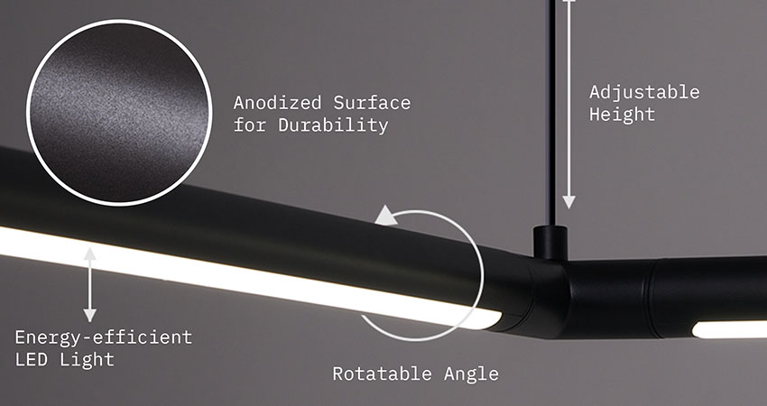 Professional LED Billiard Pool Table Light (4)