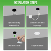 5W 3CCT Round Recessed LED Panel Light with CCT Switch | &Oslash;85mm
