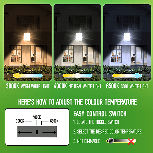 150W LED Floodlights 3CCT 3000K-4000K-6500K China Manufacturer