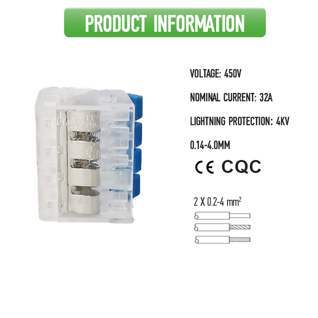 Electrical Clamp 4 Poles 414 China Wholesale Product CE CQC