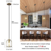 Modern Pendant Lights Kitchen Island,Crystal Pendant Light,Kitchen Pendant Lighting Over Island,Glass Pendant Light Fixtures,Indoor Brass Pendant Lights,E12 Bulb Included