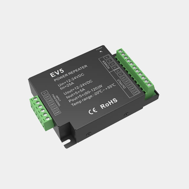 5Path*5A 12-24V Constant Voltage Power Extender EV5