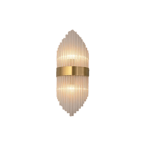 18 X 50 Stainless Steel Copper Natural LED Modern Glass Rod Wall Light E14 Head