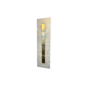 Stainless Steel + Marble LED Square White Modern Wall Light 4000K