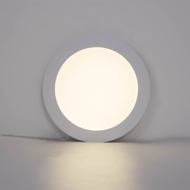 5W Round 3000K 85Mm White Edge Dimmable Ceiling Surface Mounted Led Panel Light Interior China Wholesale