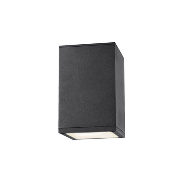 Modern Design IP54 Aluminum Housing GU10 Square Shape LED Wall Lamp