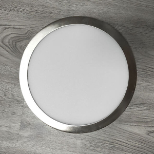 300*300 Exposed Panel Light 24W Round Sweep Nickel Led Recessed Slim Ceiling Round Led Panel Light Interior China Wholesale