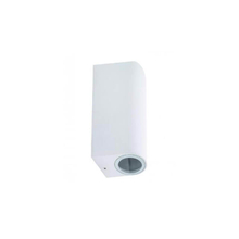 Outdoor LED Wall Glass Lens 150mm Round Lamp White Housing One Head 220-240V LED Wall Lamp