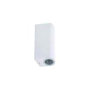 Outdoor LED Wall Glass Lens 150mm Round Lamp White Housing One Head 220-240V LED Wall Lamp