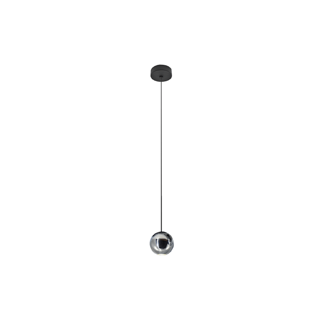 8.5W Canopy Size Ф80*35MM LED Retro Round Pendant Light Ball Size Ф70MM