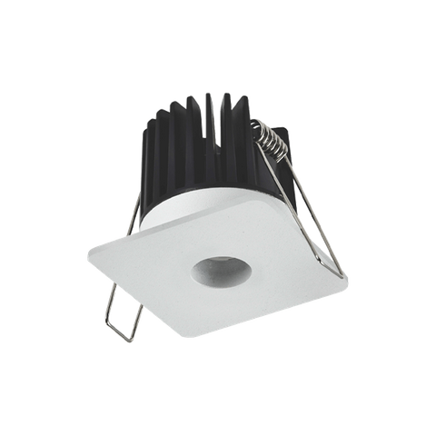 8W Recessed LED Black & White Aluminium Downlight 60*60*51.8MM