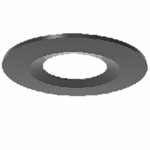 Fire Rated Downlight With Interchangeable Black Bezel