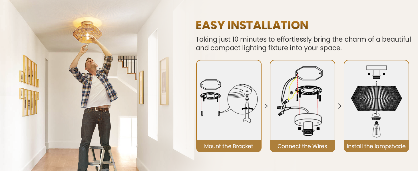 Rattan Ceiling Light (6)