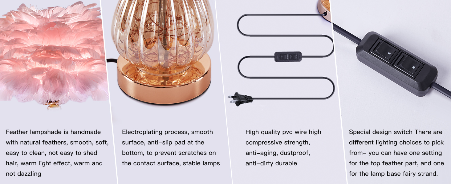 Feather Table Lamp (6)