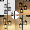 Floor Lamp, Floor Lamp for Living Room, Modern Floor Lamp for Bedroom, Standing Tall Floor Lamps for Office, Dimmable Floor Lamp with Bright 3X 800LM LED Edison Bulbs 
