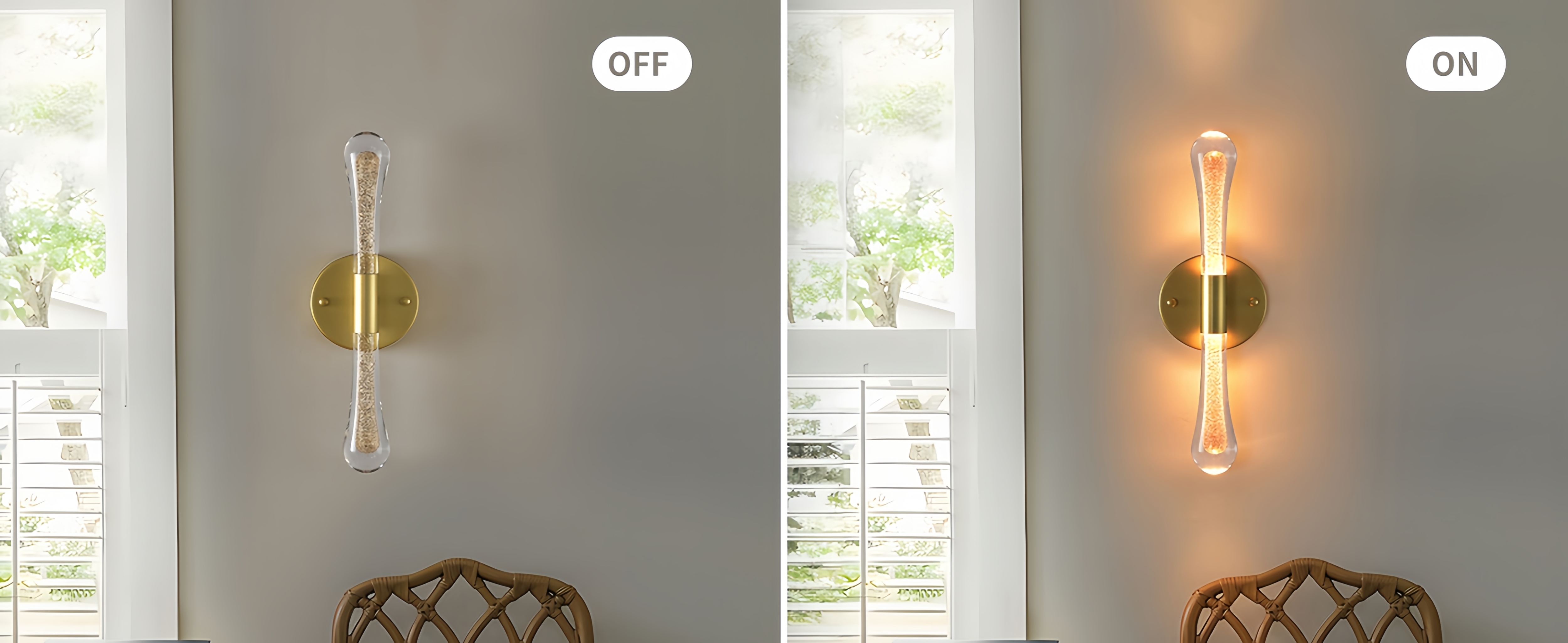 LED Gold Wall Sconce (3)