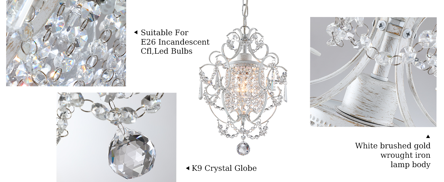 Small Crystal Chandelier (2)