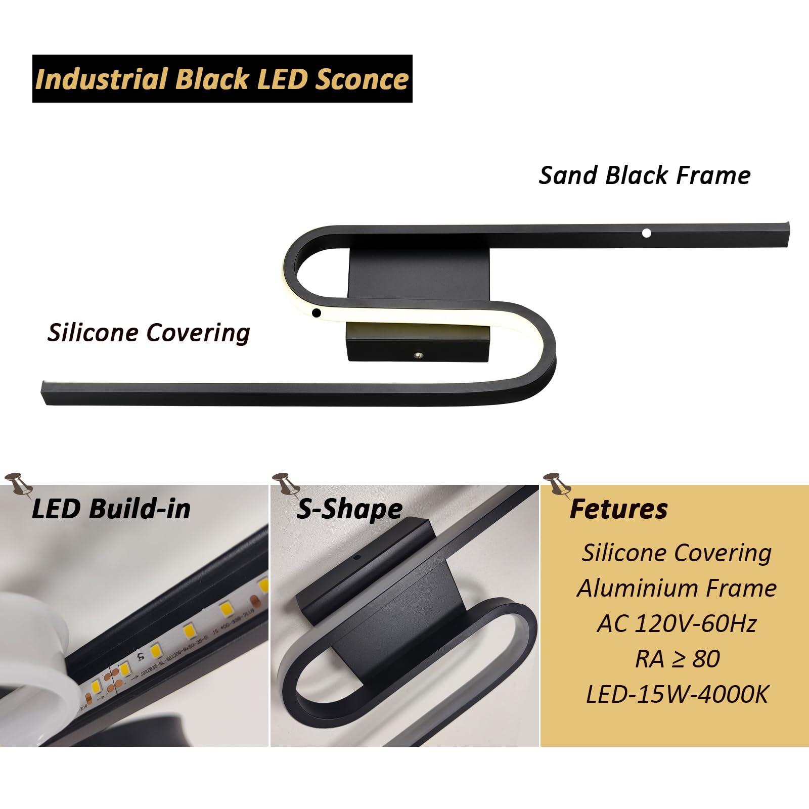Modern Wall Sconce Light Led Sconces Wall Lighting Indoor Wall Light Sconces Cordless Bathroom Bedroom Wall Lights