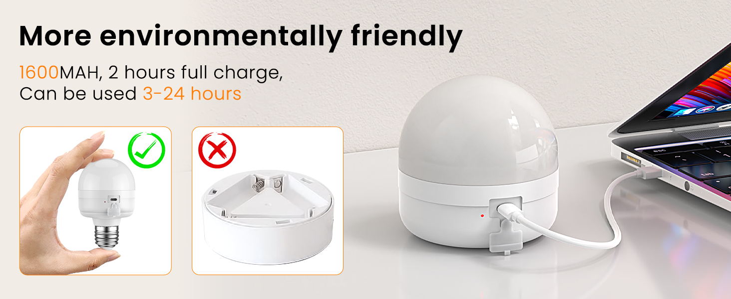 Rechargeable Light Bulbs (4)
