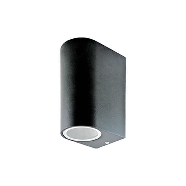 GU10 lamp head Modern outdoor wall light H80mm black street light 35W Made in China