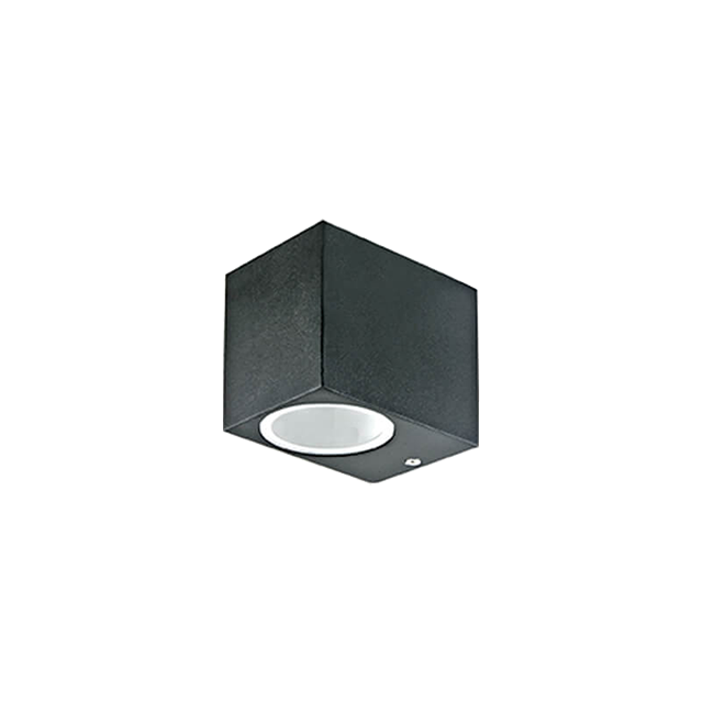 GU10 lamp head Modern outdoor wall light H80mm black street light 35W Made in China