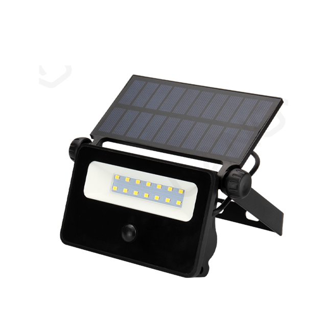 18650 Battery Black Solar Floodlight Charging Time 12-13H 200lm 800lm Solar Lighting IP54