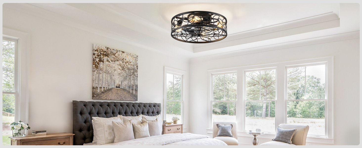 Caged Ceiling Fans with Lights (29)