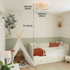 20 Inch Boho Rattan Ceiling Fan with Light,Flush Mount Ceiling Fan with Light and Remote Control,Enclosed 6-Speed Reversible Motor for Bedroom, Kitchen, Dining Room 