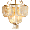6-Light 20 Inch Boho Light Fixtures Ceiling Natural Wood Beaded Chandelier Boho Light Fixture Bohemia Wood Beaded Chandelier for Kitchen Island Living Room 