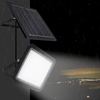 Outdoor Solar Lighting Energy Efficiency PIR Sensor 200W LED Flood Light Remote-Controlled with Solar Panel Light