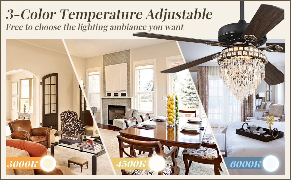 Farmhouse Fandelier Ceiling Fan with Light (5)