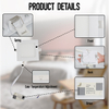 5W 3CCT Square Recessed LED Panel Light with CCT Switch | 85&times;85mm