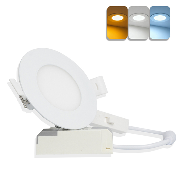 5W 3CCT Round Recessed LED Panel Light with CCT Switch | &Oslash;85mm