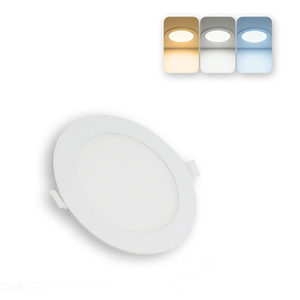 9W 3CCT Recessed LED Panel Light with CCT Switch | &Oslash;145mm