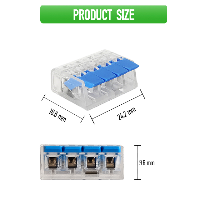 Electrical Clamp 4 Poles 414 China Wholesale Product Size